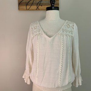 Boho 3/4 sleeve lightweight shirt